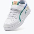 Детски обувки PUMA Caven 2.0 Ready, Set, Better AC+ PS puma white/cobalt glaze/sparkling green 8