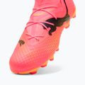 Детски футболни обувки PUMA Future 7 Pro FG/AG Jr sunset glow/puma black/sun stream 12