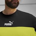 Мъжки тениски PUMA ESS+ Block Tee puma black/lime sheen 5