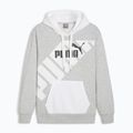 Мъжки суитшърт PUMA Power Graphic Hoodie TR light grey heather