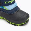 Детски ботуши за сняг KangaROOS Kanga-Bean IV dk navy/ lime 7