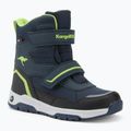 Юношески ботуши за сняг KangaROOS K-MJ Camp V RTX dk navy / lime