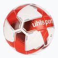 Футболна топка uhlsport Attack Addglue white/red/silver размер 4 2