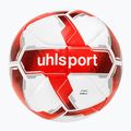 Футболна топка uhlsport Attack Addglue white/red/silver размер 4 4