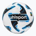 Футболна топка uhlsport Top Training Synergy Fairtrade white/black/blue размер 3 4