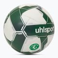 Футболна топка uhlsport Attack Addglue For The Planet white/dark green/silver размер 4 2