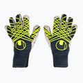 Вратарски ръкавици uhlsport Prediction Supergrip + Finger Surround navy/white/fluo yellow