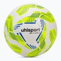 Футбол uhlsport 350 Lite Addglue бяло/флуорово жълто/тъмно синьо размер 4