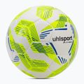 Футбол uhlsport 350 Lite Addglue бяло/флуорово жълто/тъмно синьо размер 5 2