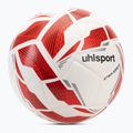 Uhlsport Attack Addglue футболна топка бяла/червена/сребърна размер 4 2