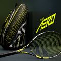 Детска тенис ракета Babolat Pure Aero Junior 26 сиво-жълта 140465 9