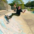 Surfskate скейтборд Carver C7 Raw 31" JOB Blue Tiger 2022 Комплект синьо и розово C1013011140 12