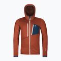 Мъжки суитшърт ORTOVOX Fleece Grid clay orange