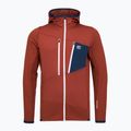 Мъжки суитшърт ORTOVOX Fleece Grid clay orange