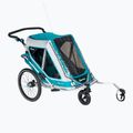 Qeridoo Speedkid2 двойно ремарке за велосипед, синьо Q-SK2-21-P 2