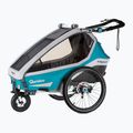 Qeridoo Kidgoo 1 Спортно ремарке за едноколесни велосипеди синьо Q8S-20-P