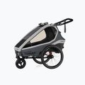 Qeridoo Kidgoo 1 ремарке за велосипед сиво Q-KDG1-22-SG