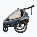 Qeridoo Kidgoo 1 ремарке за велосипед сиво-синьо Q-KDG1-22-NB 2