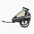 Qeridoo Kidgoo 2 двуместно ремарке за велосипед сиво Q-KDG2-22-SG 2
