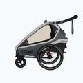 Qeridoo Kidgoo 2 двуместно ремарке за велосипед сиво Q-KDG2-22-SG 3