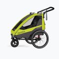 Едноместно ремарке за велосипед Qeridoo Sportrex 1 LE, жълто Q-SPR1-22-LG