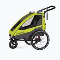 Qeridoo Sportrex 2 LE двуместно ремарке за велосипед, жълто Q-SPR2-22-LG