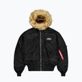 Alpha Industries мъжко яке с качулка 45/P Custom Bomber черно/отразително 7