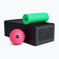 Комплект за йога BLACKROLL Block black/ green/ pink