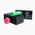 Комплект за йога BLACKROLL Block black/ green/ pink 3