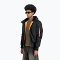 Мъжко яке Alpha Industries MA-1 Bomber с качулка черно