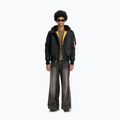 Мъжко яке Alpha Industries MA-1 Bomber с качулка черно 2