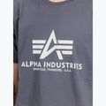 Alpha Industries мъжка тениска Basic grey black 4
