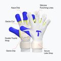 Вратарски ръкавици  T1TAN Rebel 2.0 X LORIS_GK white/blue/yellow 2