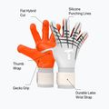 Вратарски ръкавици  T1TAN Beast 3.0 X SERGEJ_GK white/orange/black 2