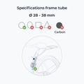 Седалка за велосипед Urban Iki U-me черна/кафява 3