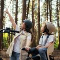 Седалка за велосипед Urban Iki U-me бежова/черна 7