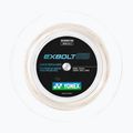 Струна за бадминтон YONEX Exbolt 63 Комплект 10 м бяла