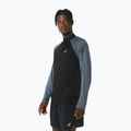 Мъжки ASICS Icon 1/2 Zip performance black/carrier grey за бягане с дълъг ръкав 4