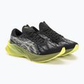 ASICS Novablast 3 black/dried leaf green мъжки обувки за бягане 4