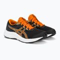 Детски обувки за бягане ASICS Contend 8 GS черни/ярко оранжеви 5