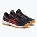 Мъжки обувки за скуош на ASICS Upcourt 5 black / classic red 5