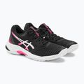 Дамски волейболни обувки ASICS Netburner Ballistic FF 3 black / hot pink 5