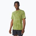 Мъжка тениска за бягане ASICS Metarun Pattern 1/2 ZIP cactus