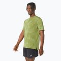 Мъжка тениска за бягане ASICS Metarun Pattern 1/2 ZIP cactus 4