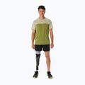 Мъжка тениска за бягане ASICS Race Top performance dry leaf green/cactus 2