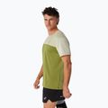 Мъжка тениска за бягане ASICS Race Top performance dry leaf green/cactus 4
