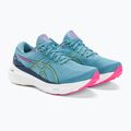 ASICS Gel-Kayano 30 дамски обувки за бягане gris blue/lime green 5