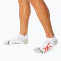 Чорапи ASICS Light Single Tab brilliant white/red snapper 4