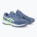 Мъжки обувки за скуош на ASICS Gel-Court Hunter 3 denim blue/lime burst 4