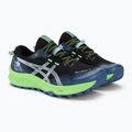 ASICS Gel-Trabuco 12 мъжки обувки за бягане черно/светло синьо 5